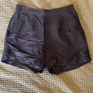 a new day Black High-Waist Pull-On Shorts